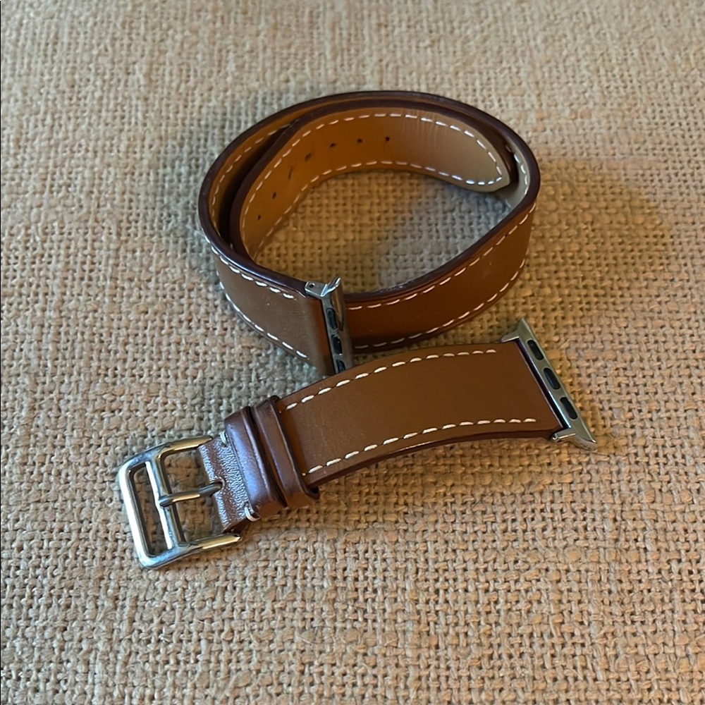 Women’s Brown Wrap Leather watch band for Apple Watch 38 mm and 40 mm